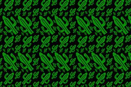 Modern groen cactuspatroon zonder naden van mei suseno