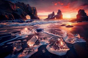 Plage de glace