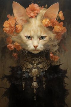 The Blossom Queen of Felinia by Emil Husstege