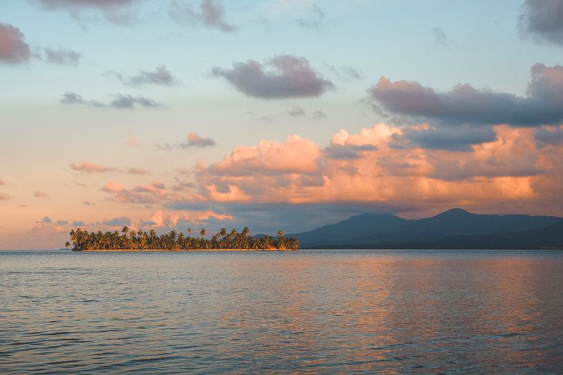 San Blas eilanden zonsondergang van Michiel Dros