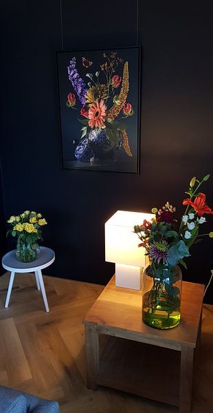 Customer photo: Royal Flora by Fine Art Flower - Artist Sander van Laar, on canvas