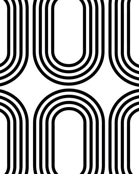Retro in black and white by Mad Dog Art