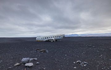 Épave de l'avion de Solheimasandur (Islande) sur Marcel Kerdijk