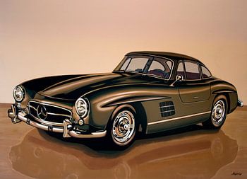 Peinture de la Mercedes Benz 300 SL Gullwing