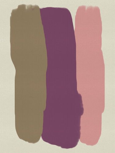 Minimalist abstract lines in muted pastels