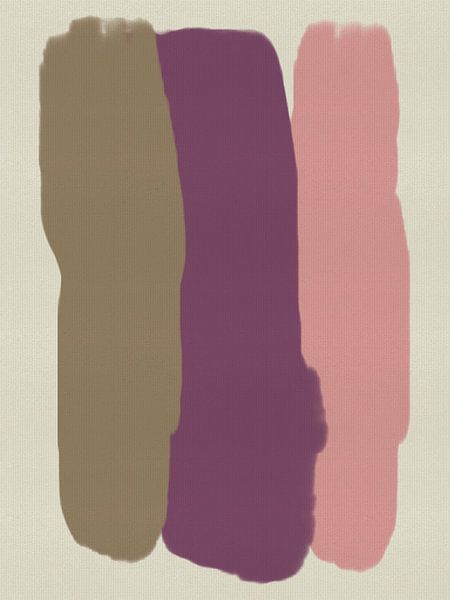 Minimalist abstract lines in muted pastels by Abstract Minimalist Art