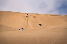 En descendant la dernière dune sur Frank's Awesome Travels