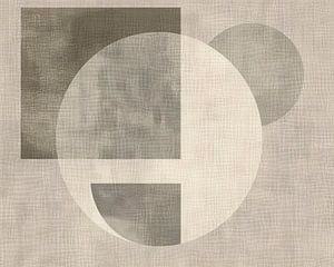 Einfache minimalistische Arbeit Leinen