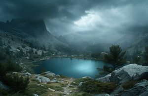 Seegeheimnis im Nebel