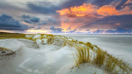 Sonnenuntergang auf Texel von Fotografiecor .nl