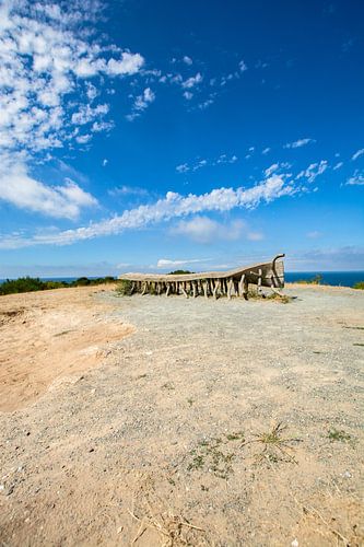 Waarschijnlijk de beroemdste bank op het eiland Hiddensee...