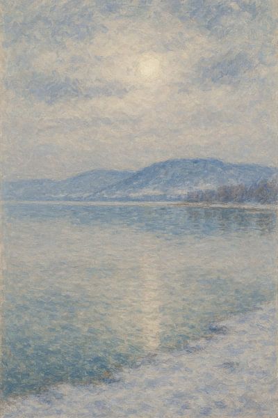 Winter Tranquility at Lake Balaton – The Silence of Hungarian Light by Travel Shop