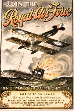 Royal Air Force recruitment poster by Brian Morgan