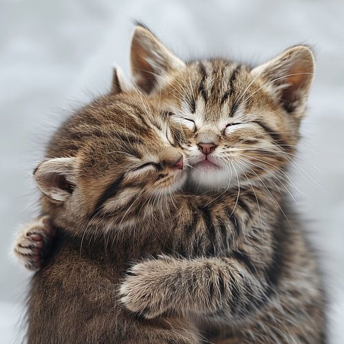 Kittens omhelzing