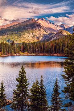 Colorado's Rocky Mountain National Park - Bild von Longs Peak und Bear Lake, Landschaftsfotografie Drucke, Colorado Wandkunst Home Decor von Daniel Forster