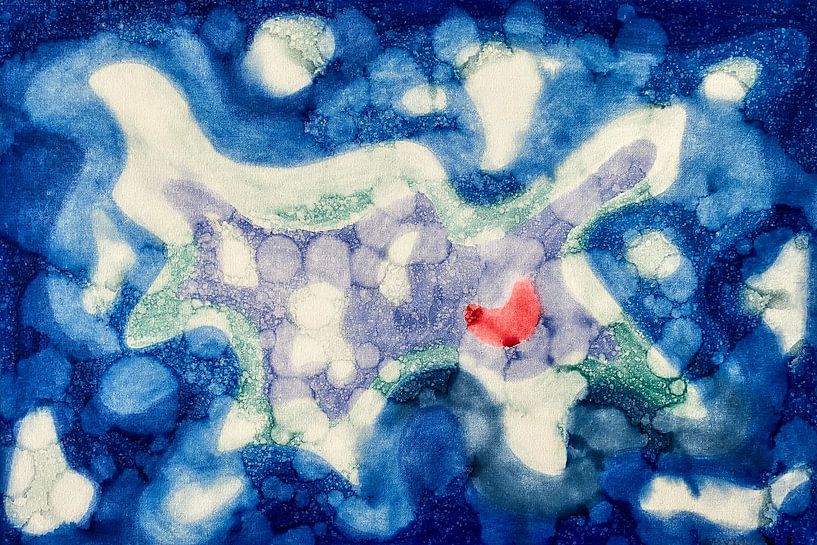 deep blue neuron by Sascha van Laken