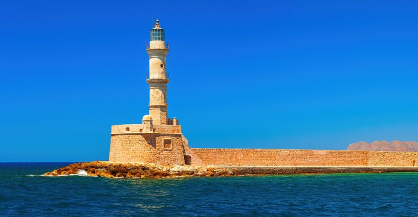 Lighthouse and main town quay panoramic view by Yevgen Belich