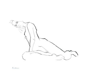 Nude drawing. by Michael Kremer