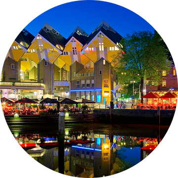 Kubuswoningen aan de Oude Haven te Rotterdam van Anton de Zeeuw