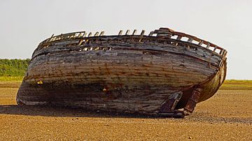 Bootswrack in der  Dulas Bay