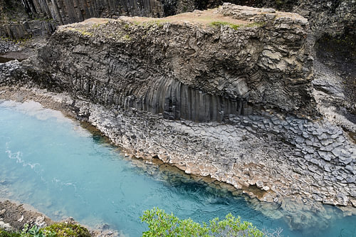 A basalt island