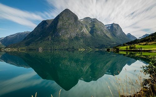 Reflections in Norwegian fjords
