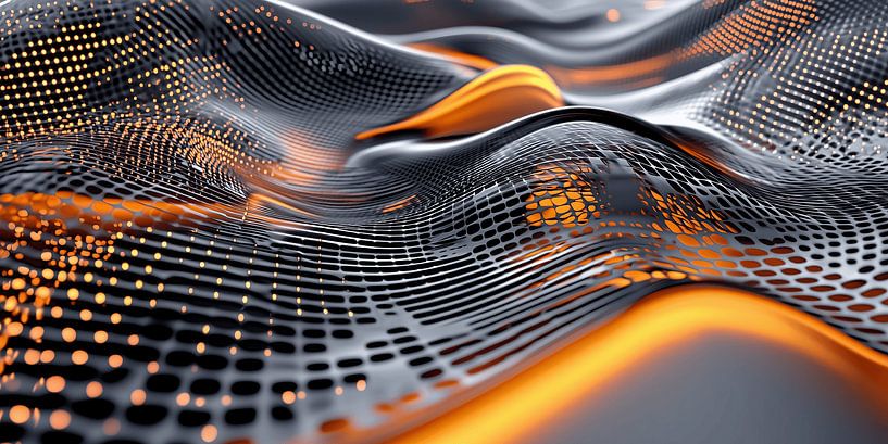 Abstract waves by Ariadna de Raadt-Goldberg