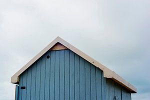 Strandhuisje aan de kust van Blond Beeld