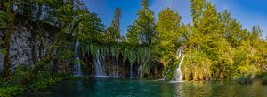 Nationalpark Plitvicer Seen, Kroatien. Panoramafoto