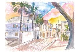 St. Augustine Vieille ville historique Vue sur la rue Romance