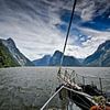 Sailing in Milford Sound - New Zealand van Ricardo Bouman