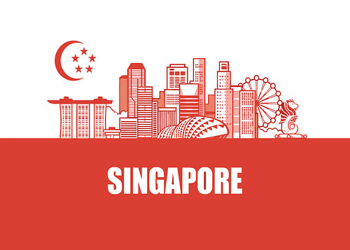 Singapore Skyline Emblem