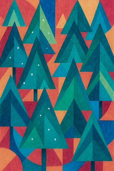 Herbstwald in der Geometrie von Ainoeska