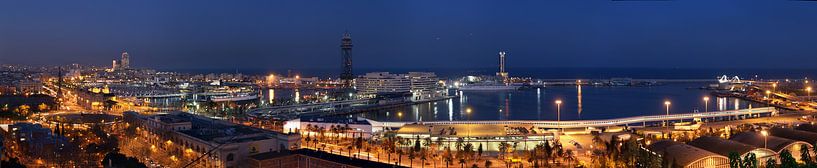 Hafen von Barcelona von Danny van Schendel