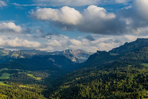 Prachtig alpenpanorama in Vorarlberg