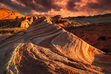 Fire Wave, Valley of Fire State Park, Nevada, VS van Markus Lange