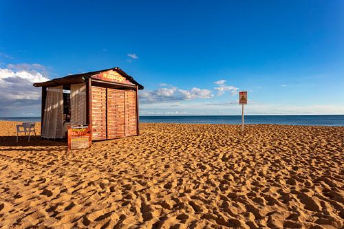 Huisje aan het strand