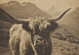 Highland Cow Scottish Highlander Cattle by Niklas Maximilian