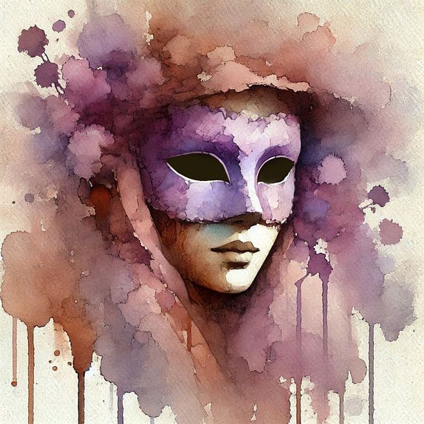 Venetian mask by Nicolette Vermeulen