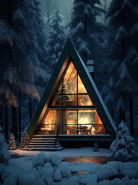 Winterzauber von fernlichtsicht