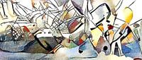 Kandinsky rencontre Hambourg #13 par zam art Aperçu