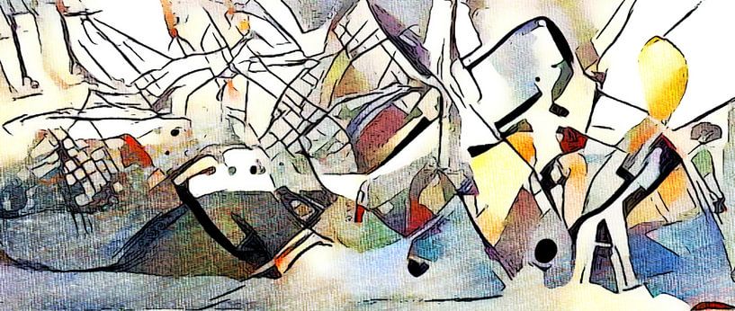Kandinsky rencontre Hambourg #13 par zam art