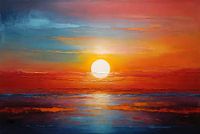 Vivid Impression of a Colourful Sunset