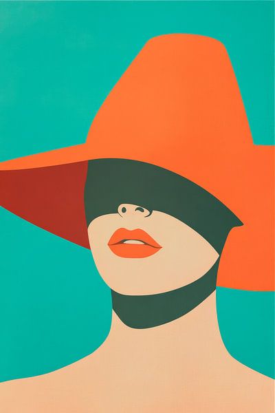 A riot of colour and elegance - Huttraum Hidden beauty by Poster Art Shop