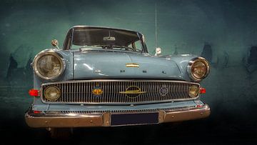 Oldtimer Opel Kapteyn  voorkant. van Harry Stok