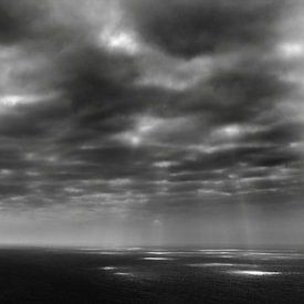 Achill Island, Ierland (zwart-wit) van Roel Janssen