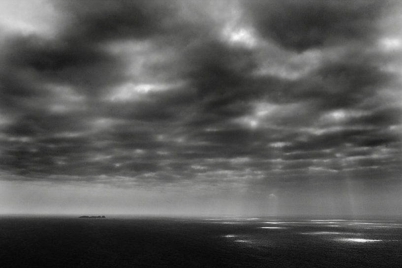 Achill Island, Ierland (zwart-wit) par Roel Janssen