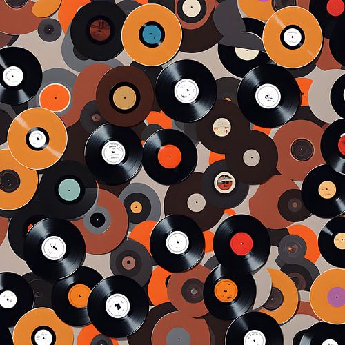 Ode visuelle à la beauté intemporelle du vinyle