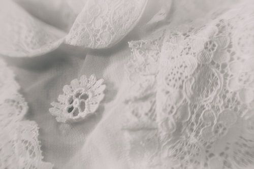 Detail of old christening gown (1)