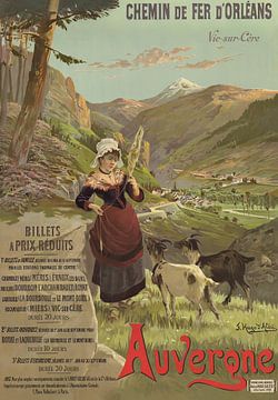 Hugo d' Alési - Chemins de Fer d'Orléans. Auvergne. Le Mont-Dore (1898)Hugo d' Alési - Chemins de Fer d'Orléans. Auvergne. De Mont-Dore (1898) van Peter Balan